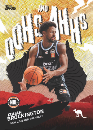2025-26 Topps NBL Basketball Oohs and Ahhs Izaiah Brockington MOCK UP