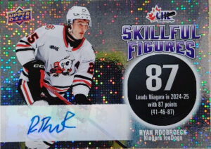 2025-26 Upper Deck CHL Skillful Figures Auto Ryan Roobroeck