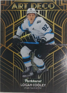 2025-26 Upper Deck Parkhurst Hockey Art Deco Logan Cooley