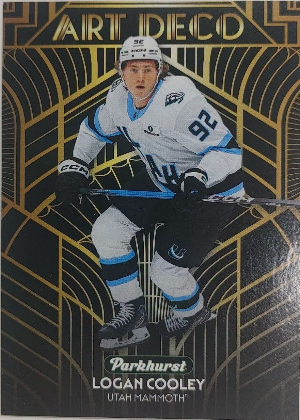 2025-26 Upper Deck Parkhurst Hockey Art Deco Logan Cooley 2025-26 Upper Deck Parkhurst Hockey Art Deco Logan Cooley