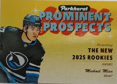 2025-26 Upper Deck Parkhurst Hockey Prominent Prospects Michael Misa 2025-26 Upper Deck Parkhurst Hockey Prominent Prospects Michael Misa
