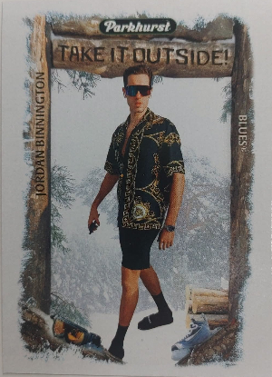 2025-26 Upper Deck Parkhurst Hockey Take It Outside Jordan Binnington 2025-26 Upper Deck Parkhurst Hockey Take It Outside Jordan Binnington