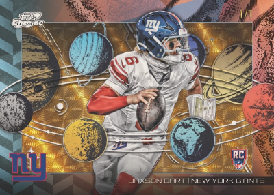 2025 Topps Cosmic Chrome Football Planetarium Jaxson Dart MOCK UP 2025 Topps Cosmic Chrome Football Planetarium Jaxson Dart MOCK UP