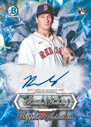 2026 Bowman Sapphire Baseball Sapphire Selections Auto Roman Anthony MOCK UP