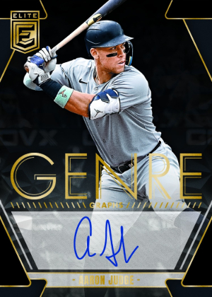 2026 Donruss Elite Baseball GenreGraphs Black Aaron Judge MOCK UP