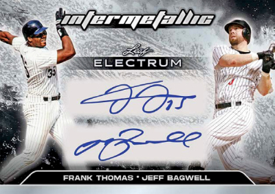 2026 Leaf Electrum Baseball Intermetallic Auto Frank Thomas, Jeff Bagwell MOCK UP 2026 Leaf Electrum Baseball Intermetallic Auto Frank Thomas, Jeff Bagwell MOCK UP