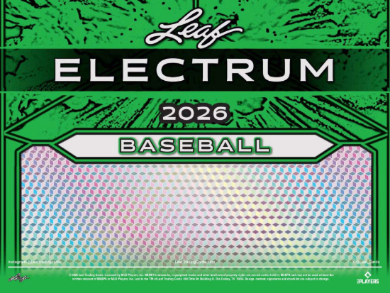 2026 Leaf Electrum Baseball 2026 Leaf Electrum Baseball