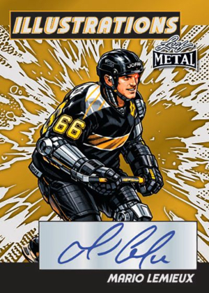 2026 Leaf Metal Hockey Illustrations Auto Mario Lemieux MOCK UP 2026 Leaf Metal Hockey Illustrations Auto Mario Lemieux MOCK UP