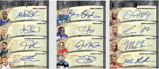 2026 Leaf Spectacular Football The Book of Sports Auto MOCK UP