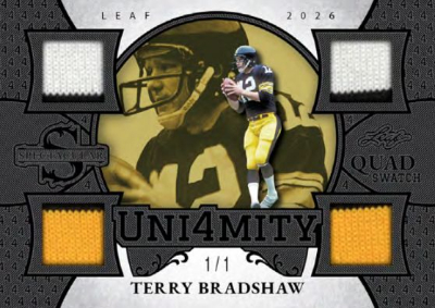 2026 Leaf Spectacular Football Uni4mity Terry Bradshaw MOCK UP