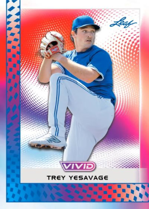 2026 Leaf Vivid Baseball Clear Trey Yesavage MOCK UP 2026 Leaf Vivid Baseball Clear Trey Yesavage MOCK UP