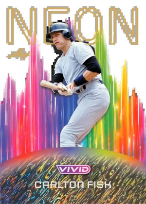 2026 Leaf Vivid Baseball Neon Carlton Fisk MOCK UP 2026 Leaf Vivid Baseball Neon Carlton Fisk MOCK UP