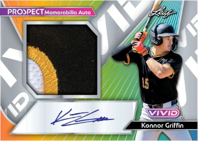 2026 Leaf Vivid Baseball Prospect Memorabilia Auto Konnor Griffin MOCK UP 2026 Leaf Vivid Baseball Prospect Memorabilia Auto Konnor Griffin MOCK UP