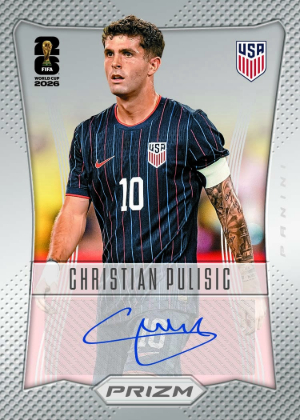 2026 Panini Prizm FIFA World Cup 2012 Prizm Throwback Signatures Christian Pulisic MOCK UP 2026 Panini Prizm FIFA World Cup 2012 Prizm Throwback Signatures Christian Pulisic MOCK UP