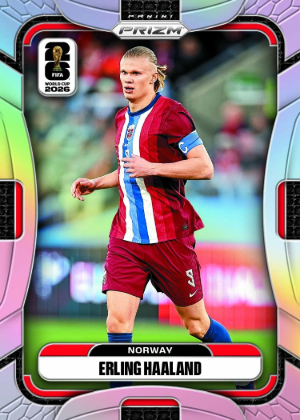2026 Panini Prizm FIFA World Cup Base Silver Prizms Erling Haaland MOCK UP 2026 Panini Prizm FIFA World Cup Base Silver Prizms Erling Haaland MOCK UP