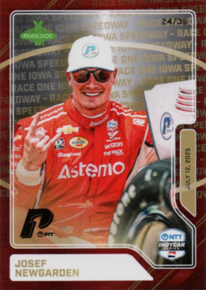 2026 Parkhurst Indycar Collection Vol 1 Base P1 Red Josef Newgarden 2026 Parkhurst Indycar Collection Vol 1 Base P1 Red Josef Newgarden