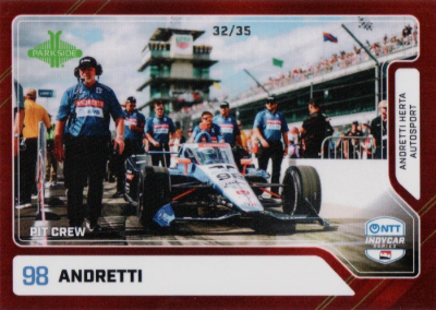 2026 Parkhurst Indycar Collection Vol 1 Base Pit Crew Red Marco Andretti 2026 Parkhurst Indycar Collection Vol 1 Base Pit Crew Red Marco Andretti