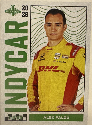 2026 Parkhurst Indycar Collection Vol 1 Vintage Green Alex Palou 2026 Parkhurst Indycar Collection Vol 1 Vintage Green Alex Palou