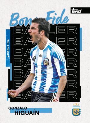 2026 Topps Argentina Team Set Soccer Base Bona Fide Baller Gonzalo Higuain MOCK UP 2026 Topps Argentina Team Set Soccer Base Bona Fide Baller Gonzalo Higuain MOCK UP