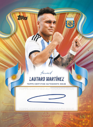 2026 Topps Argentina Team Set Soccer Golden Sun Autographs Lautaro Martinez MOCK UP 2026 Topps Argentina Team Set Soccer Golden Sun Autographs Lautaro Martinez MOCK UP