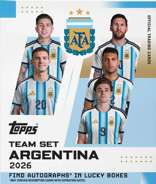 2026 Topps Argentina Team Set Soccer