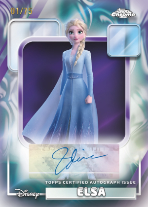 2026 Topps Chrome Disney Authentic Auto Purple Idina Menzel as Elsa MOCK UP 2026 Topps Chrome Disney Authentic Auto Purple Idina Menzel as Elsa MOCK UP