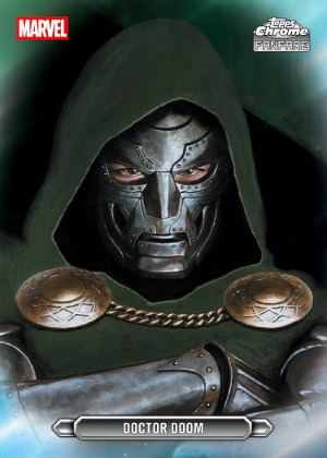 2026 Topps Chrome Marvel Comics Fanfare Doctor Doom MOCK UP