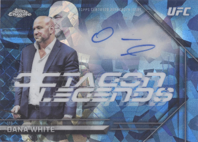 2026 Topps Chrome Sapphire UFC Octagon Legends Auto Sapphire Dana White 2026 Topps Chrome Sapphire UFC Octagon Legends Auto Sapphire Dana White