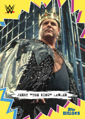 2026 Topps Decades WWE 1990s Edition Wrestling Base Behind The Curtain Jerry The King Lawler MOCK UP