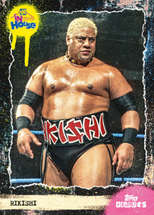 2026 Topps Decades WWE 1990s Edition Wrestling Base In Your House Rikishi MOCK UP