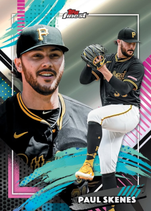2026 Topps Finest Baseball Base Super Rare Paul Skenes MOCK UP