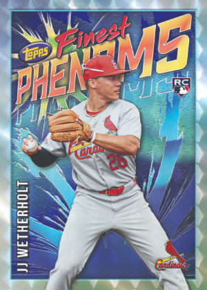 2026 Topps Finest Baseball Finest Phenons Geometric Foil JJ Wetherholt MOCK UP