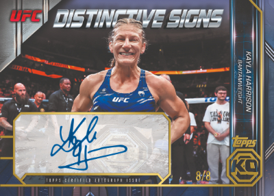 2026 Topps Knockout UFC Distinctive Signs Kayla Harrison MOCK UP