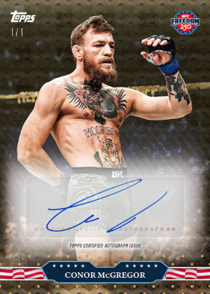 2026 Topps UFC Freedom 250 Base Auto FoilFractor Conor McGregor MOCK UP 2026 Topps UFC Freedom 250 Base Auto FoilFractor Conor McGregor MOCK UP