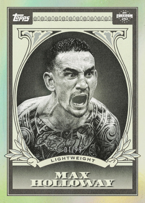 2026 Topps UFC Freedom 250 UFC Dollar Green Max Holloway MOCK UP 2026 Topps UFC Freedom 250 UFC Dollar Green Max Holloway MOCK UP