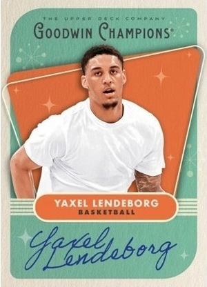 2026 Upper Deck Goodwin Champions Auto 1950s Art Framed Yaxel Lendeborg MOCK UP