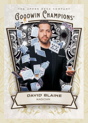 2026 Upper Deck Goodwin Champions Base David Blaine MOCK UP