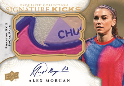 2026 Upper Deck Goodwin Champions Exquisite Collection Signature Kicks Alex Morgan MOCK UP