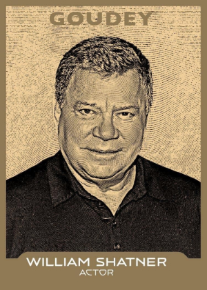 2026 Upper Deck Goodwin Champions Goudey William Shatner MOCK UP