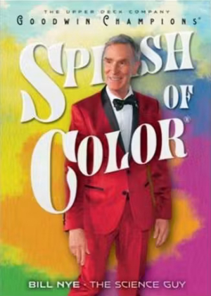 2026 Upper Deck Goodwin Champions Splash of Color 3-D Lenticulars Bill Nye The Science Guy MOCK UP