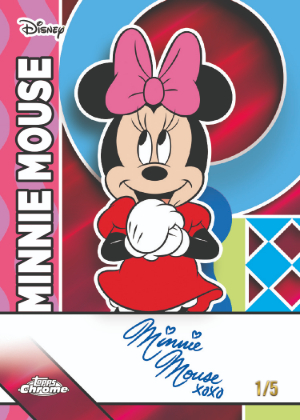 v Disney Chrome Facsimile Auto Red Minnie Mouse MOCK UP v Disney Chrome Facsimile Auto Red Minnie Mouse MOCK UP