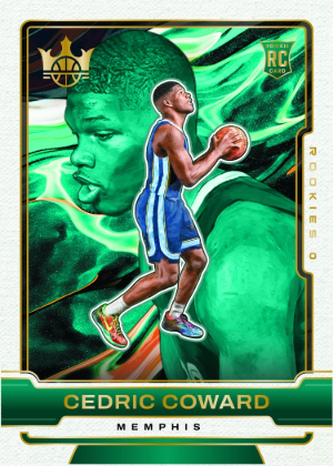 2025-26 Panini Court Kings Basketball Base Rookies 0 Cedric Coward MOCK UP