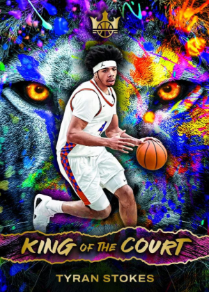 2025-26 Panini Court Kings Basketball King of the Court Tyran Stokes MOCK UP