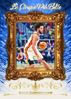 2025-26 Panini Court Kings Basketball Le Cinque Piu Belle Cade Cunningham MOCK UP
