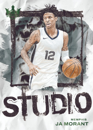 2025-26 Panini Court Kings Basketball Studio Ja Morant MOCK UP