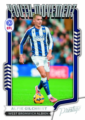 2025-26 Panini Prestige EFL Soccer Youth Movement Alfie Gilchrist MOCK UP 2025-26 Panini Prestige EFL Soccer Youth Movement Alfie Gilchrist MOCK UP