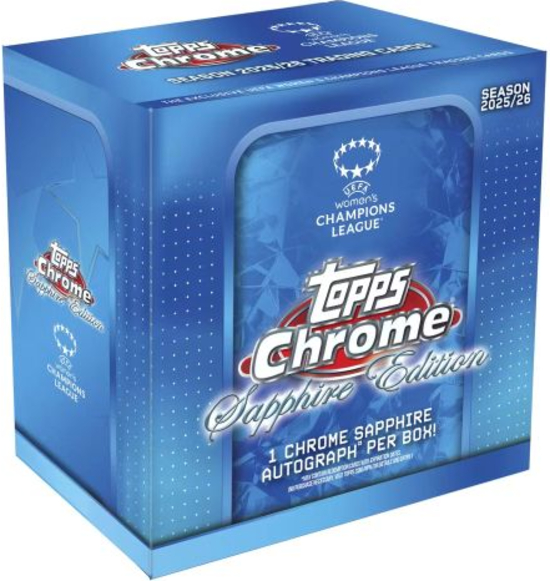 2025-26 Topps Chrome Sapphire UEFA Womens Champions League