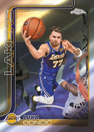 2025-26 Topps Chrome Update Series Base Luka Doncic MOCK UP 2025-26 Topps Chrome Update Series Base Luka Doncic MOCK UP