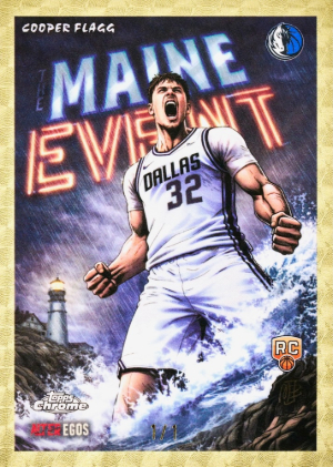 2025-26 Topps Chrome Update Series Basketball Alter Egos Cooper Flagg MOCK UP 2025-26 Topps Chrome Update Series Basketball Alter Egos Cooper Flagg MOCK UP