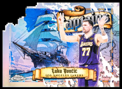 2025-26 Topps Chrome Update Series Basketball Captains Luka Doncic MOCK UP 2025-26 Topps Chrome Update Series Basketball Captains Luka Doncic MOCK UP